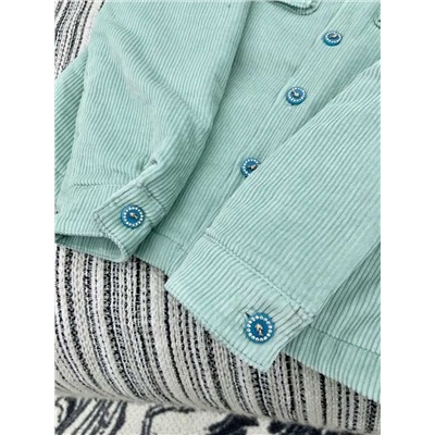 Стильная вельветовая рубашка  Chane*l