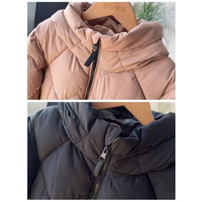 Теплая детская куртка средней длины, экспорт