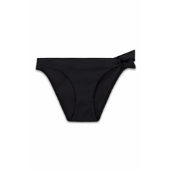 Braga bikini clásica twist lateral negra