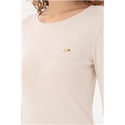Kadın Taş Bisiklet Yaka Sweatshirt