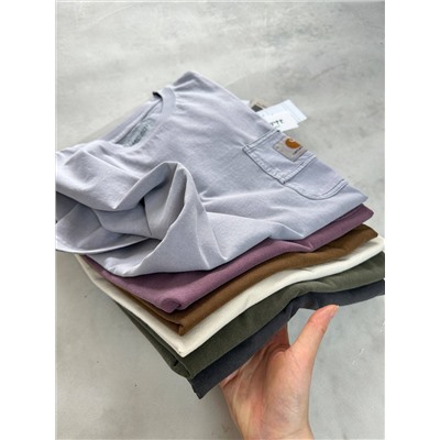 Футболка с эффектом потертостей Кархат*т