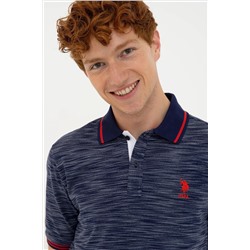 Erkek Lacivert Polo Yaka Tişört