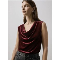 Бархатный топ и юбка