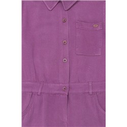 Kız Çocuk Menekşe Dokuma Elbise