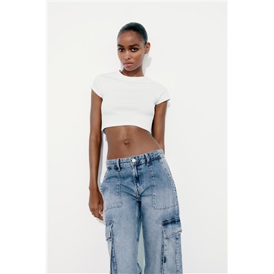 TRF CARGO MID-RISE JEANS