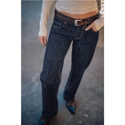 JEANS TRF WIDE LEG TIRO BAJO