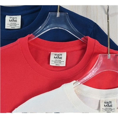 Мягкая и удобная хлопковая вышита, свободная повседневная футболка