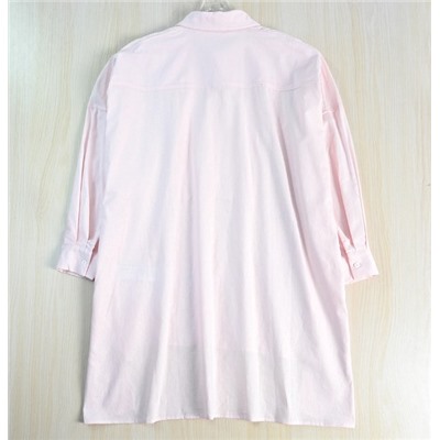 Розовое платье-рубашка МАНГ*О