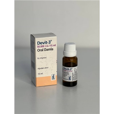 Капли DEVIT-3 Oral Damla 50.000 I.U./15 ml