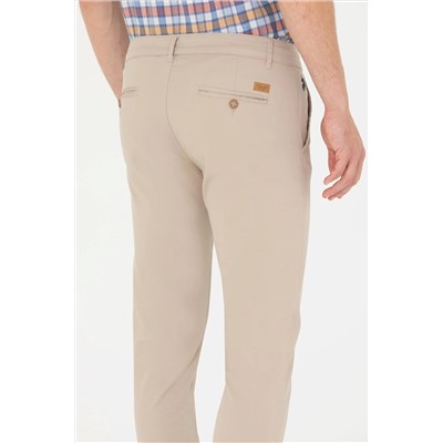 Erkek Taş Kanvas Pantolon