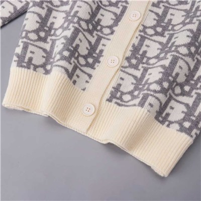 Женский повседневный простой и универсальный вязаный кардиган Dio*r