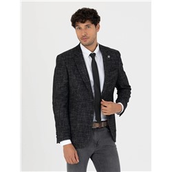 Siyah Ekstra Slim Fit Ceket