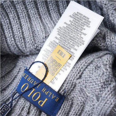 Вязаная шапка с вышивкой небольшого объема  РАЛЬ*Ф Л