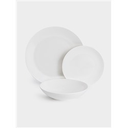 Сервиз обеденный, 6 перс, 18 пр, фарфор P, белый, White Basics