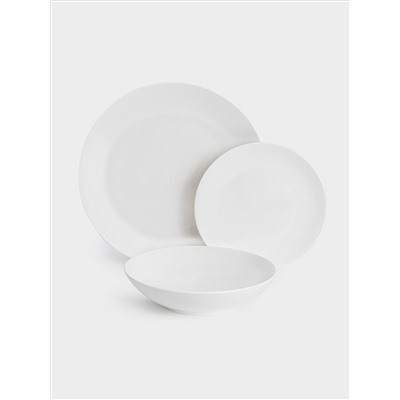 Сервиз обеденный, 6 перс, 18 пр, фарфор P, белый, White Basics