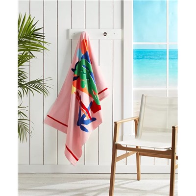 Lacoste Home Palm Croc Cotton Beach Towel