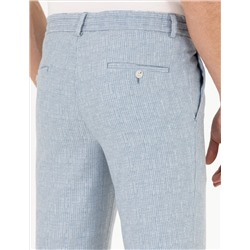 Açık Mavi Slim Fit Kumaş Pantolon