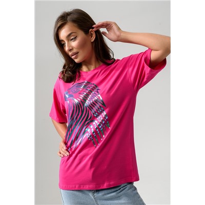 8555 Футболка оверсайз женская