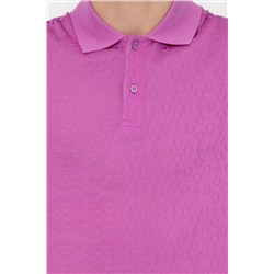 Erkek Menekşe Polo Yaka Tişört