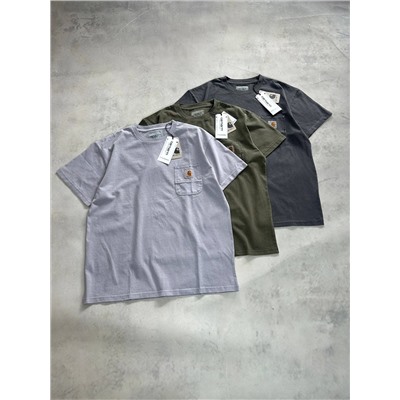 Футболка с эффектом потертостей Кархат*т