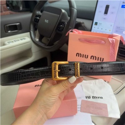 Ремень из натуральной кожи МИУ МИ*У