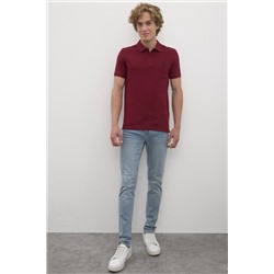 Erkek Plum Basic Polo Yaka Tişört