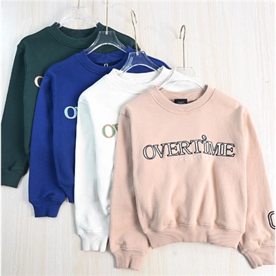 Плотный хлопковый свитшот