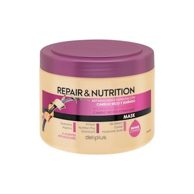 Восстанавливающая и питательная маска Deliplus для сухих и поврежденных волос