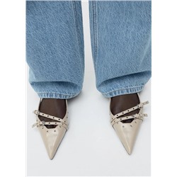 Jeans balloon tiro alto