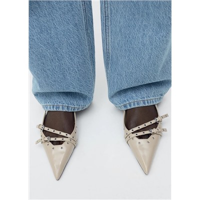 Jeans balloon tiro alto