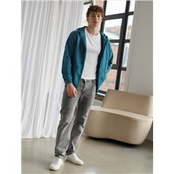 Худи из премиального футера на молнии