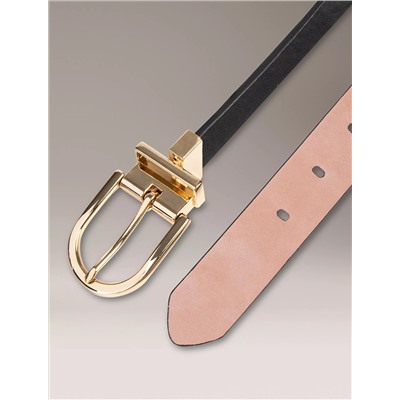 Reversible Round Buckle Belt
