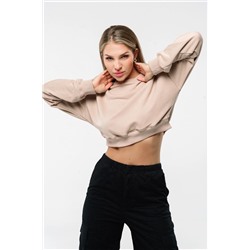 Свитшот 3 оверсайз короткий