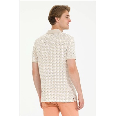 Erkek Taş Polo Yaka Tişört