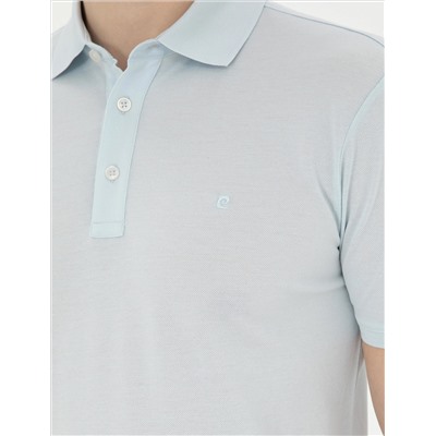 Açık Mavi Slim Fit Merserize Tişört