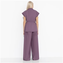 Брюки палаццо, Я не опаздываю, я эффектная (бордовые)