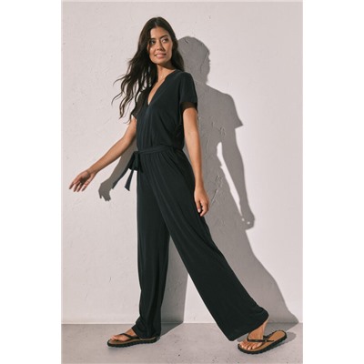 Mono largo fluido negro