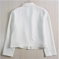 Легкая роскошная повседневная куртка из ацетатного волокна с отворотом и молнией СИЭР*И