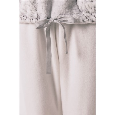 Pijama largo polar suave estampado "Hedwig"