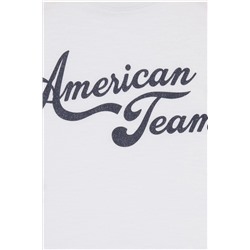 Kız Çocuk Beyaz Bisiklet Yaka Crop Tişört