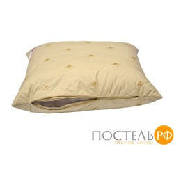 Артикул: 421 Подушка Premium Soft "Стандарт" Camel Wool (верблюжья шерсть, на молнии) 50х70
