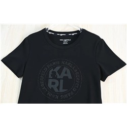 Хлопковое платье-футболка с вышитыми буквами KARL LAGERFEL*D ОРИГИНАЛ! 😎