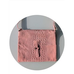 Итальянская сумка из натуральной кожи с выделкой под крокодила PELLE 17-06 COCO ANTIQUE