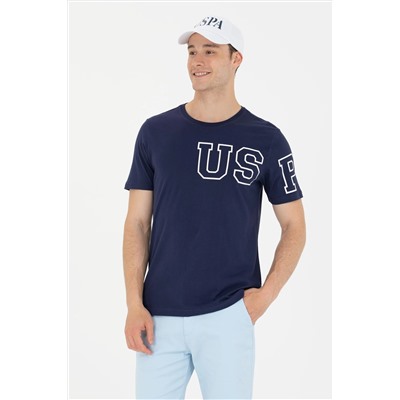 Erkek Lacivert Bisiklet Yaka Tişört