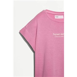 Set camiseta y legging flare efecto lavado