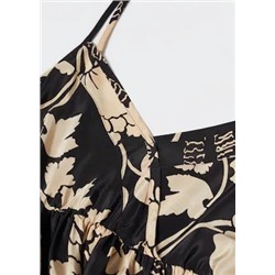 Vestido estampado vuelo