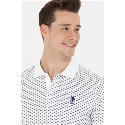 Erkek Beyaz Polo Yaka Tişört