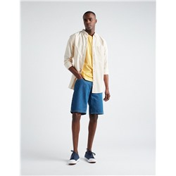 Denim Shorts, Men, Dark Blue