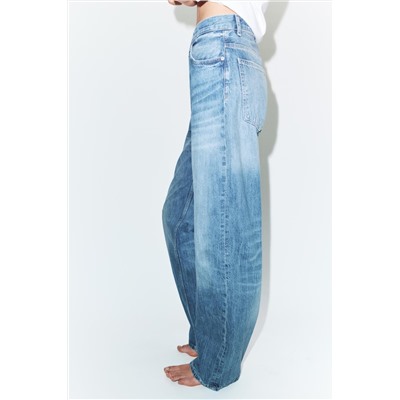 TRF HIGH-WAIST STRAIGHT LEG JEANS