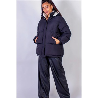 Куртка на меху с капюшоном Евро-зима  арт.506